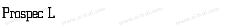 Prospec Light字体转换 Prospec Light字体转换
